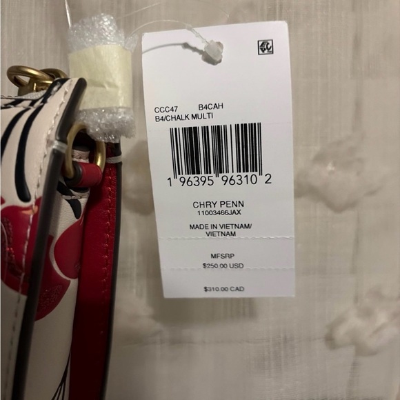 Coach NWT Cherries - Picture 4 of 4